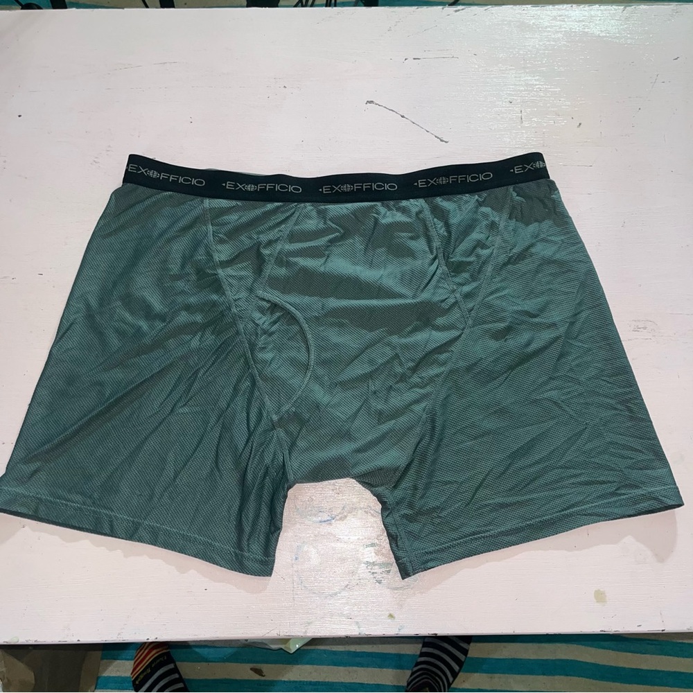 ExOfficio Give-N-Go 2.0 Boxer Men's 2XL XXL 1 Pair in grey Wicking Boxers